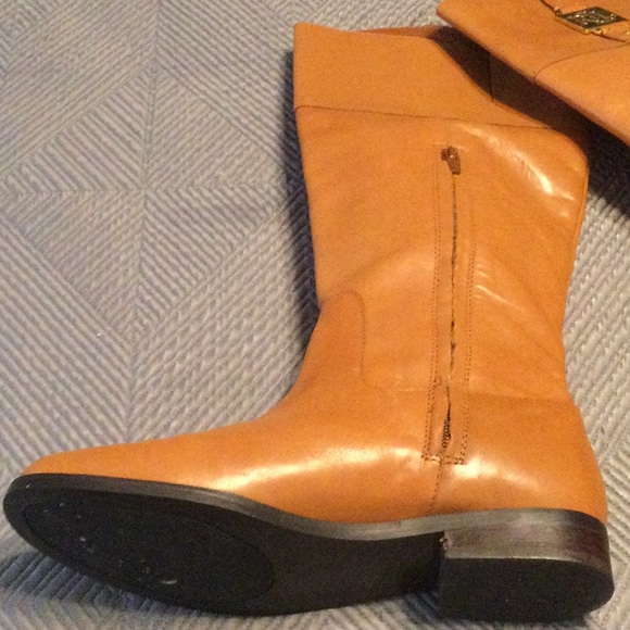 Ralph Lauren 6.5 brown leather boots for women - Picture 7 of 8